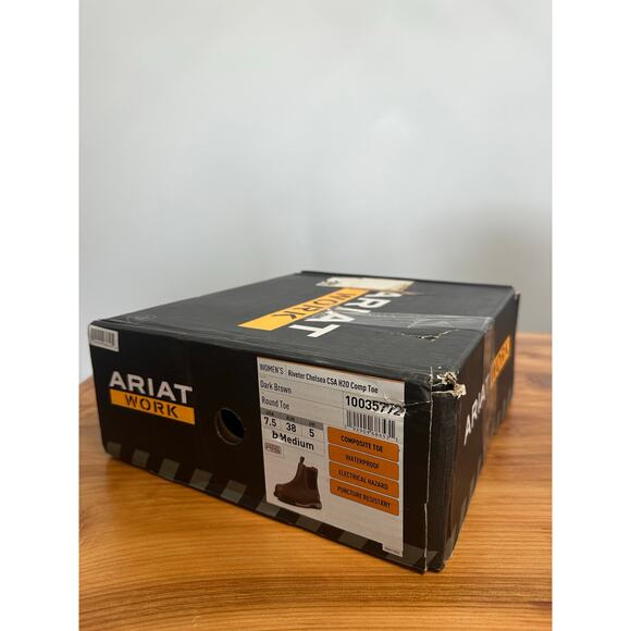 Ariat Women’s Riveter Chelsea CSA H2O Comp Toe Work Boots – Size 7.5 -NWT - Picture 2 of 8